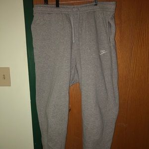 Grey Nike joggers